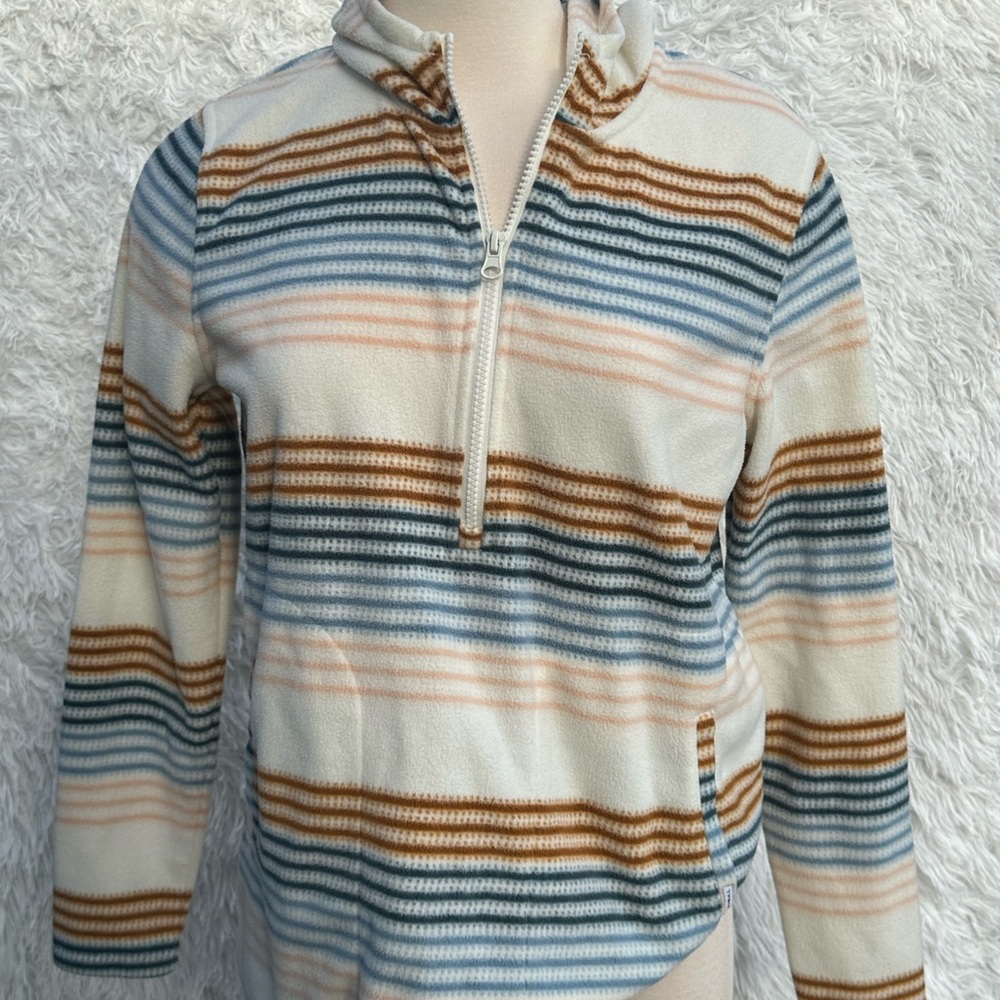 O'Neill Multicolor Striped Zip-Up Sweater